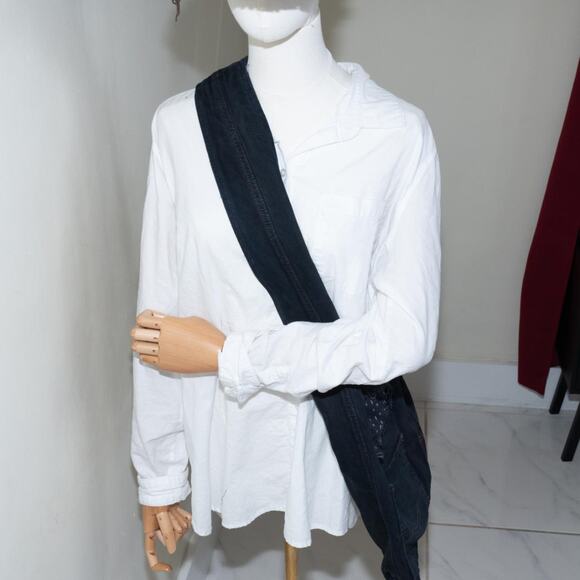 Upcycled denim carhartt hobo bag / shoulder bag - Picture 6 of 8